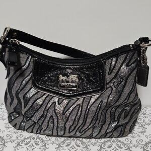 Coach Black and Silver Women's Bag